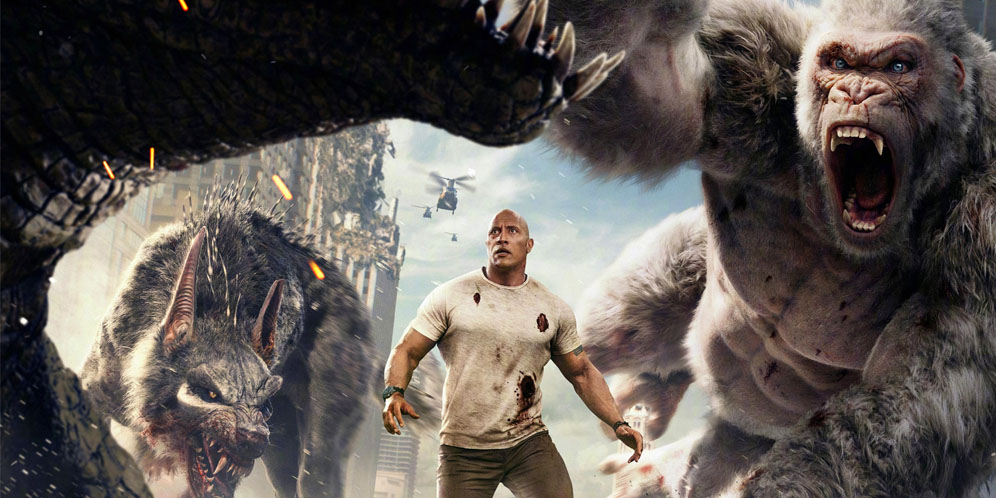 Ini Perbedaan Rampage Versi Film dan Game